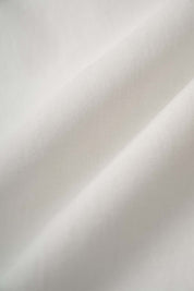 Womens White Ruffle Neck Cotton Blouse