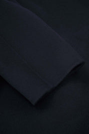 Women‘s Navy Asymmetric Short Coat
