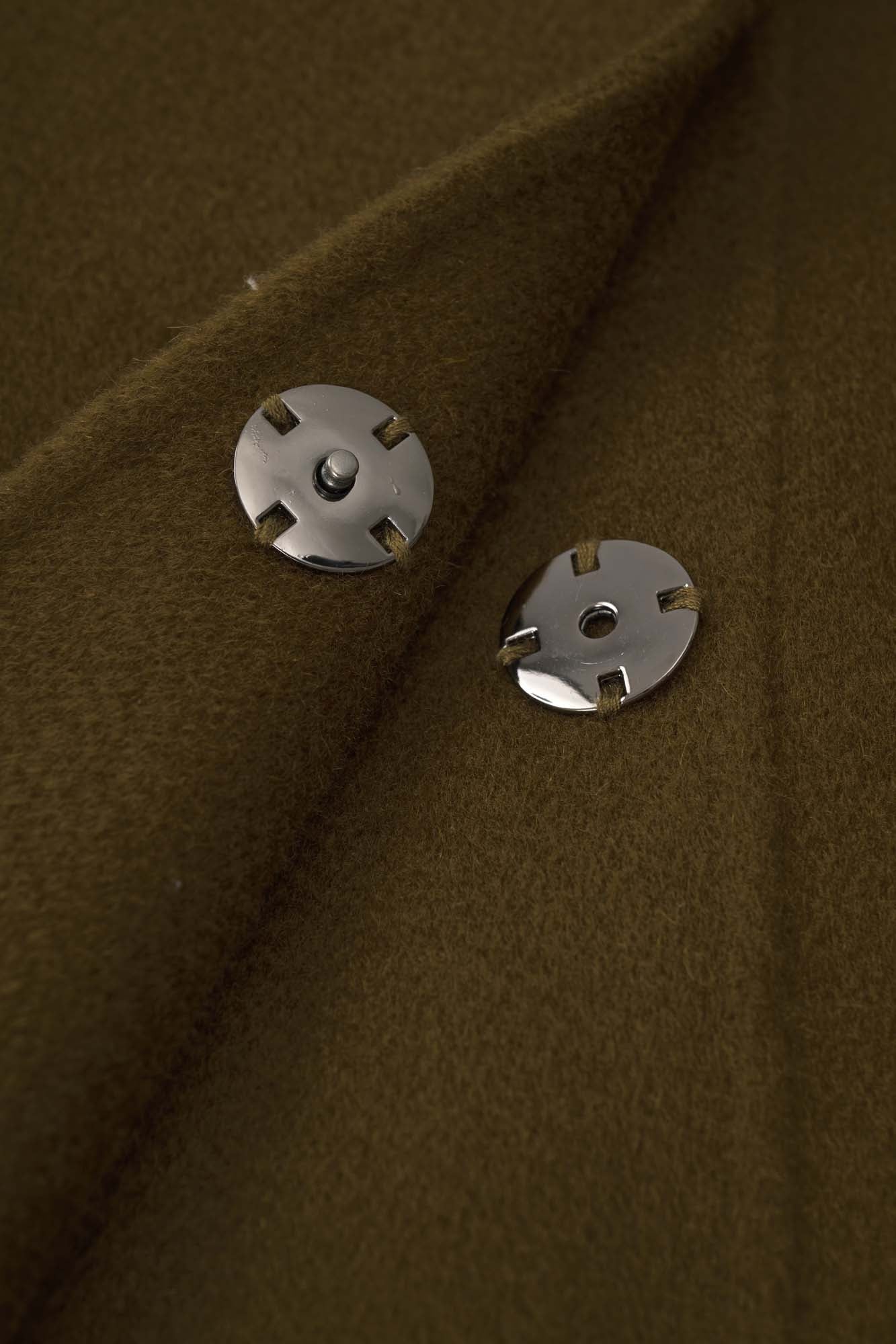 Women’s Brown High Neck Short Coat