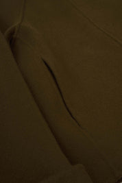 Women’s Brown High Neck Short Coat