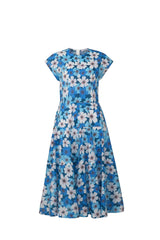 Women’s Blue Full Midi Skirt
