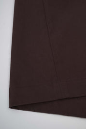 Women‘s Burgundy Cotton Long Trench Coat