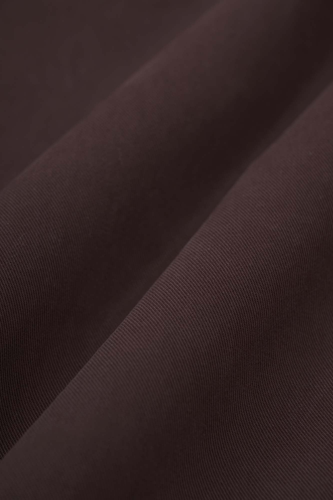 Women‘s Burgundy Cotton Long Trench Coat