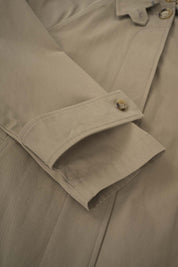 Women‘s Khaki Cotton Long Trench Coat