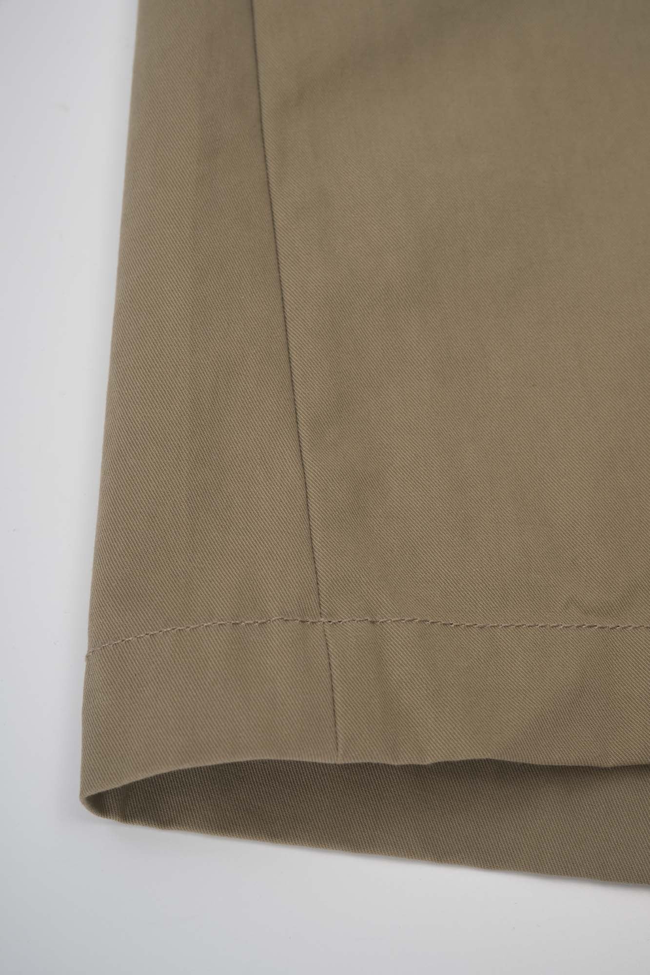 Women‘s Khaki Cotton Long Trench Coat