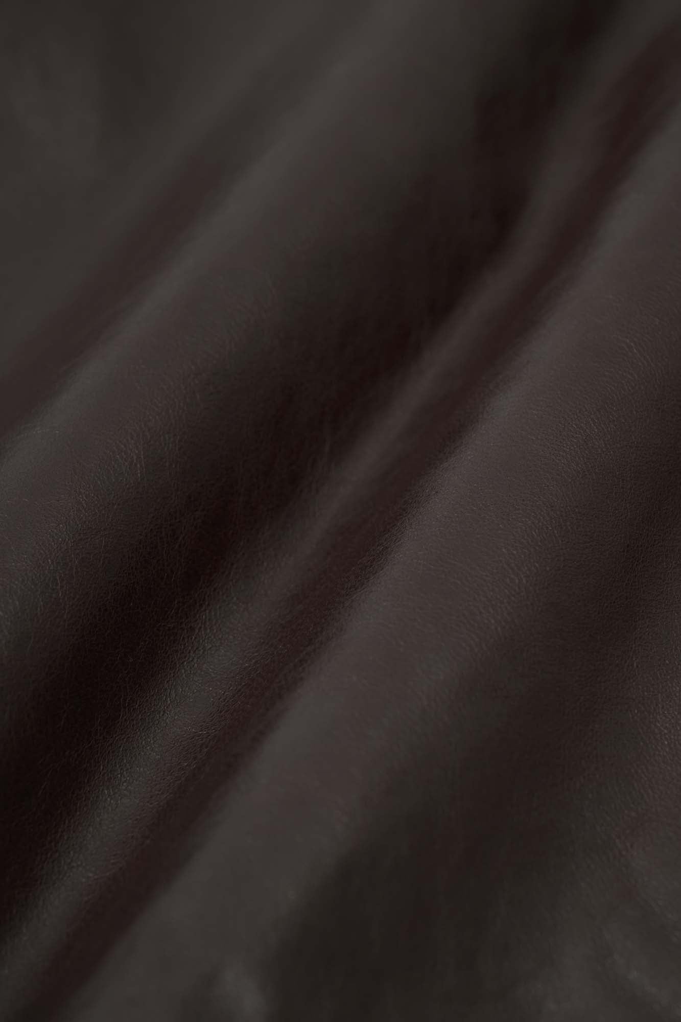 Women‘s Dark Brown Leather Blazer