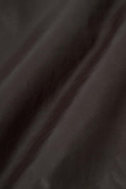 Women‘s Dark Brown Leather Blazer