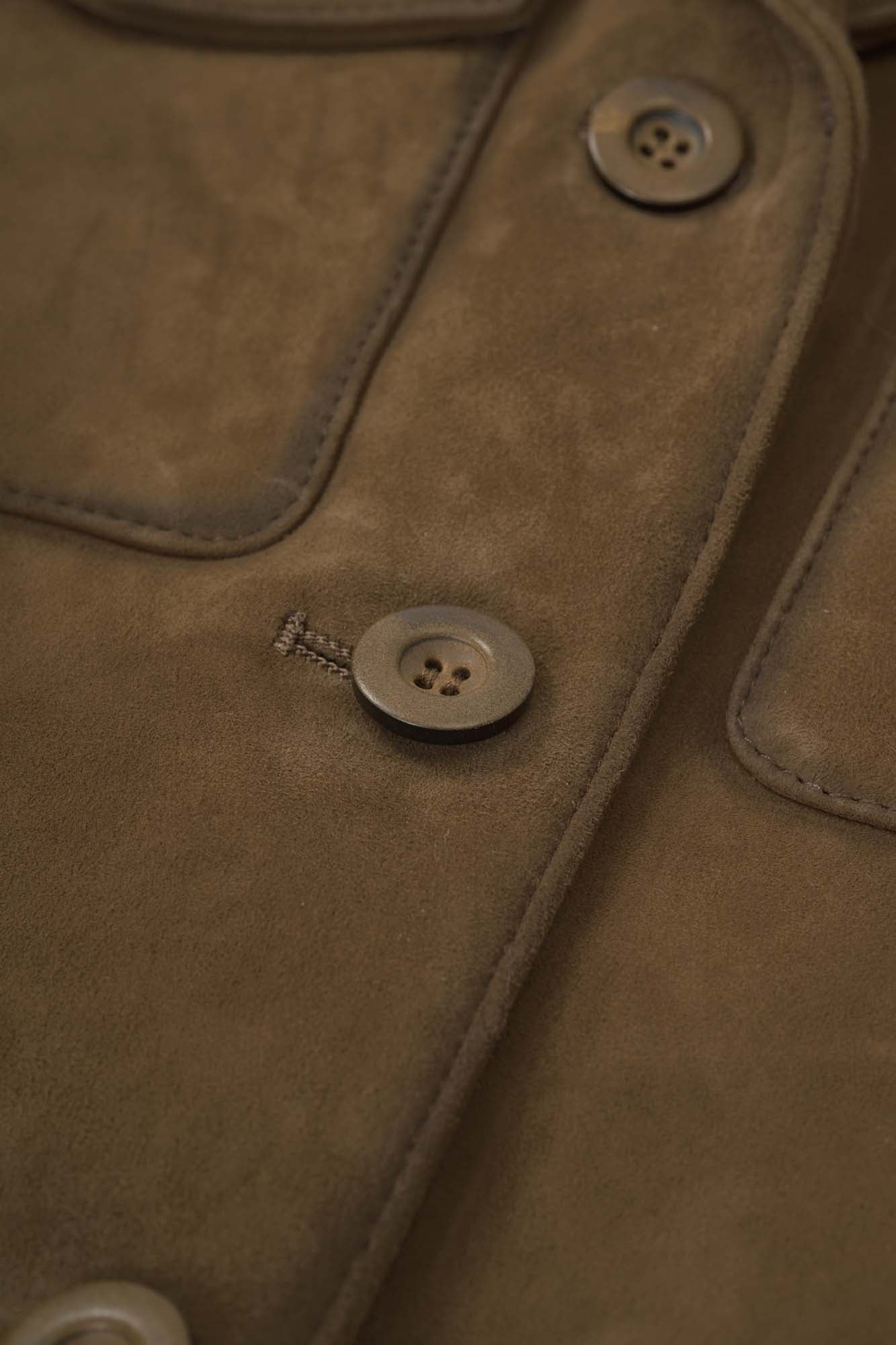 Women’s Brown Leather Tailored Blazer