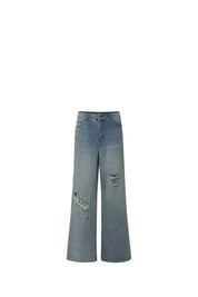 Women’s Light Blue Wide Leg Jeans