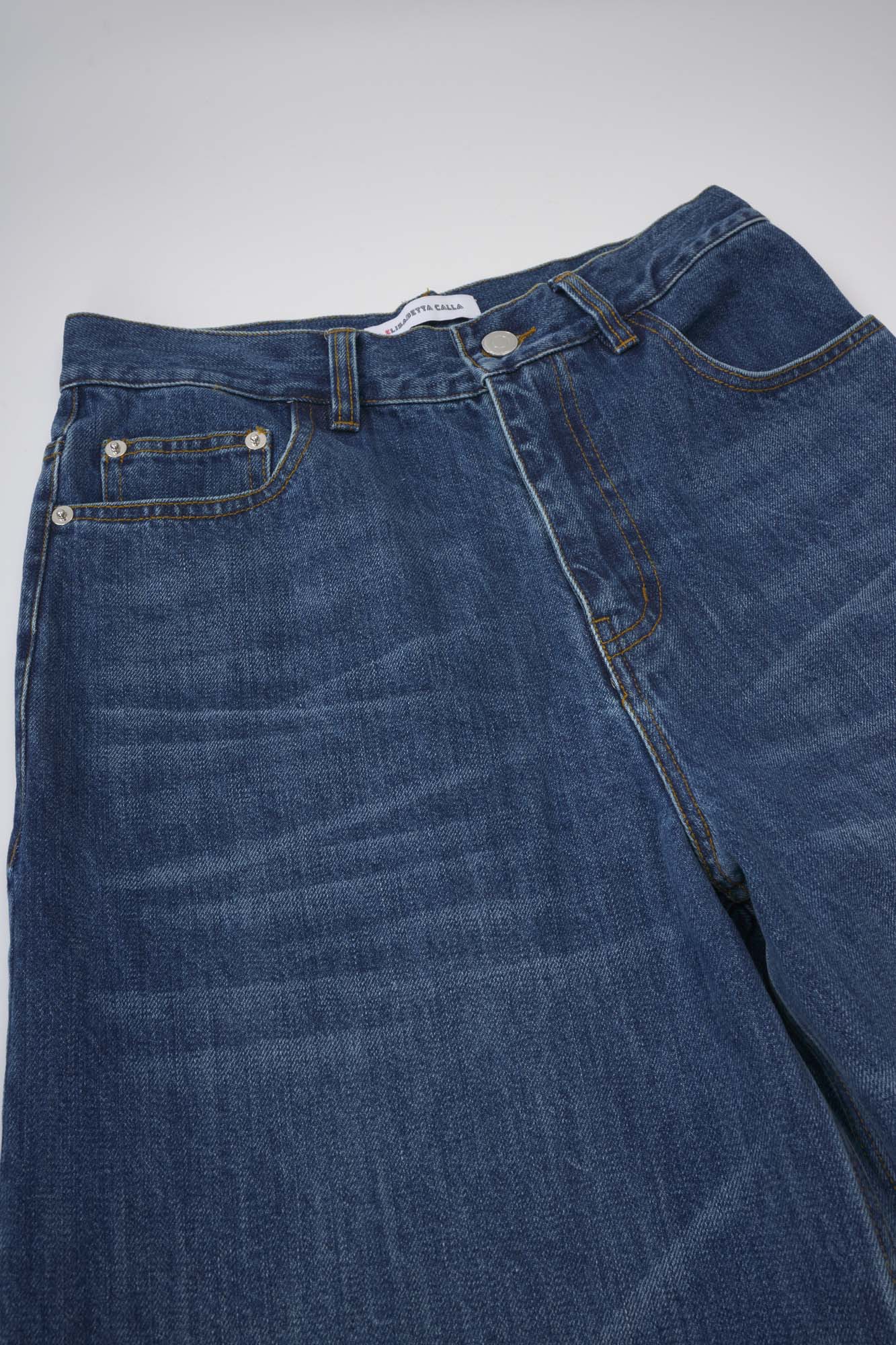Women‘s Blue High Waist Flare Jeans