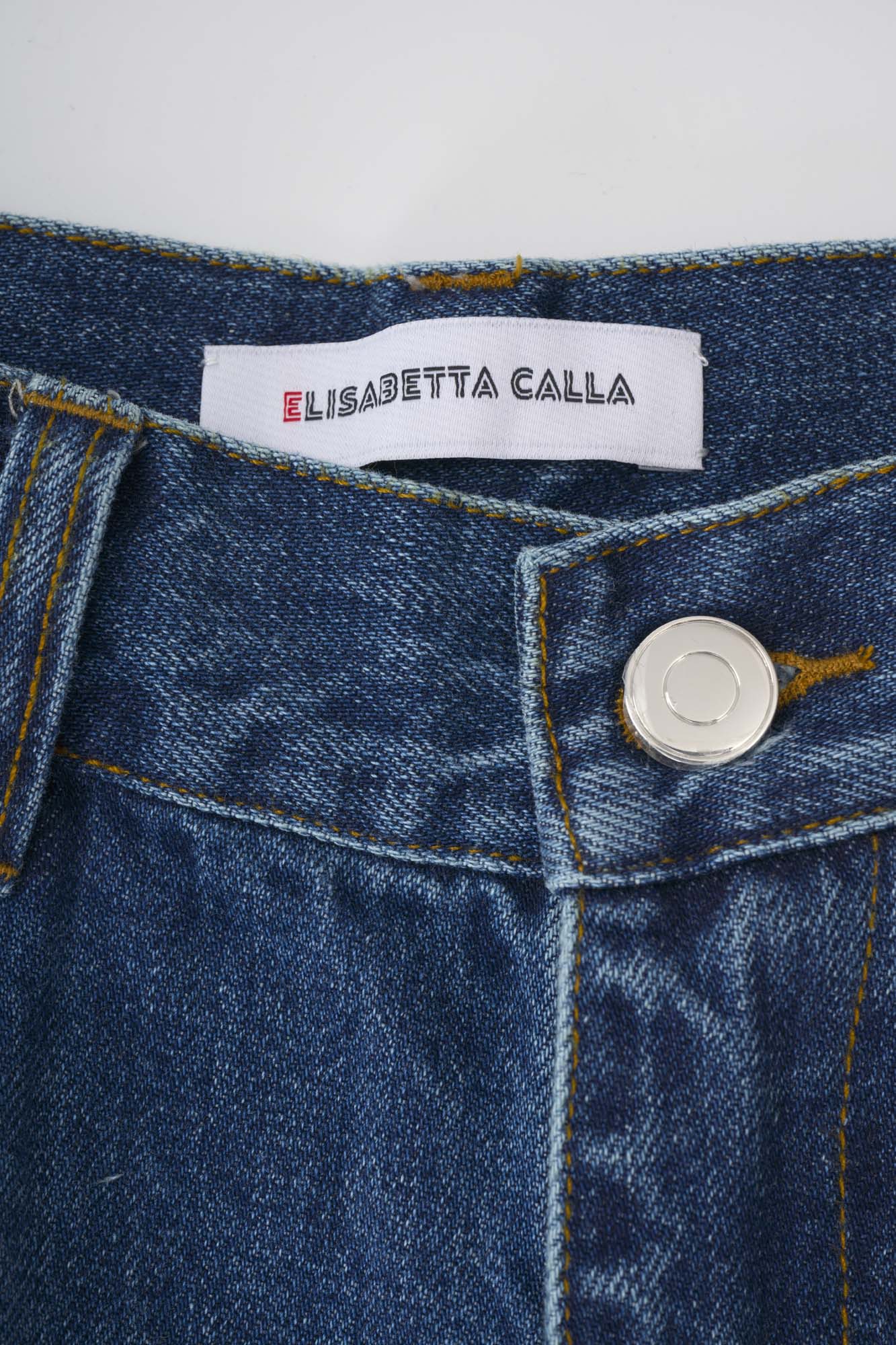 Women‘s Blue High Waist Flare Jeans