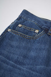 Women‘s Blue High Waist Flare Jeans
