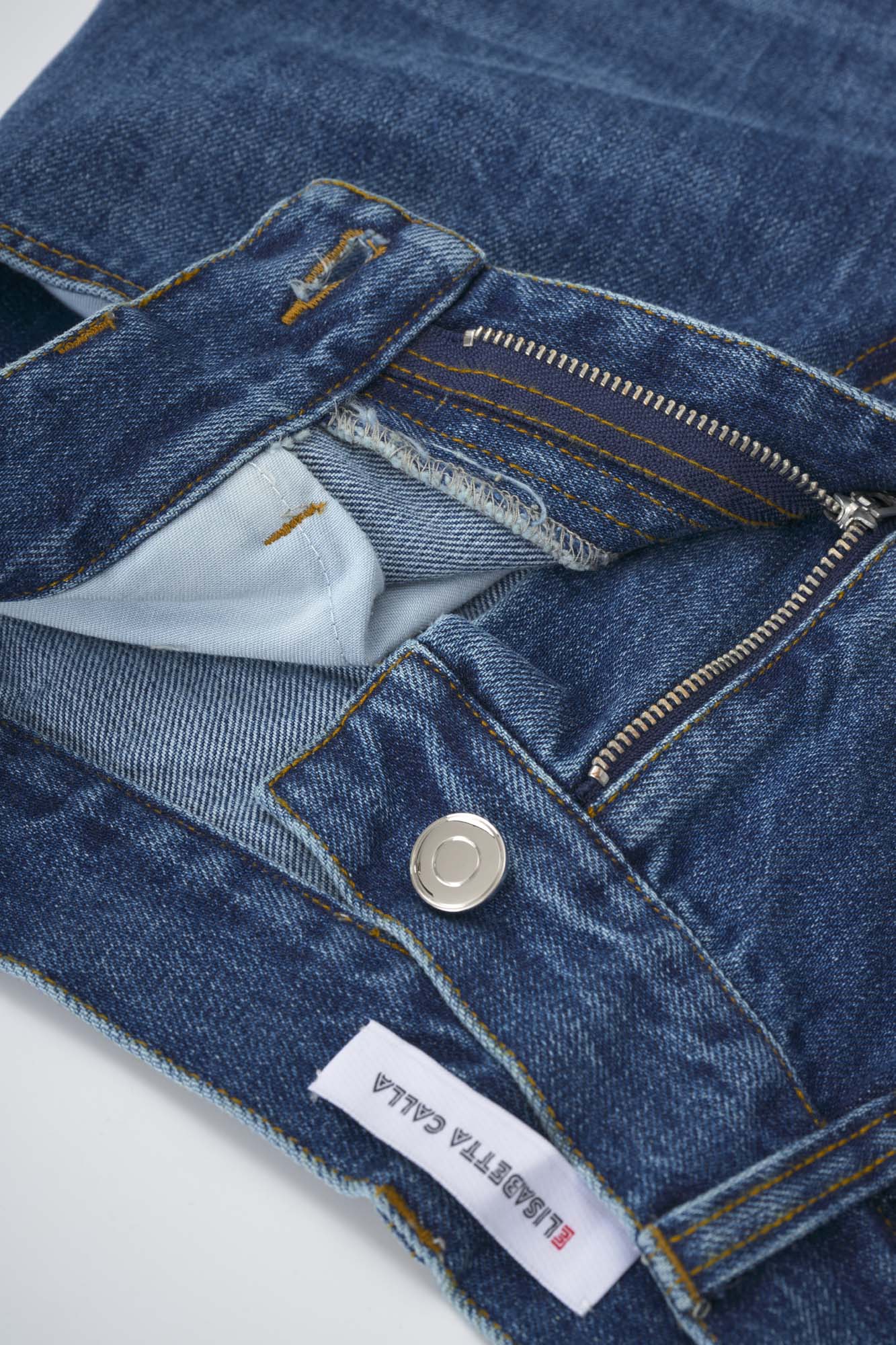 Women‘s Blue High Waist Flare Jeans
