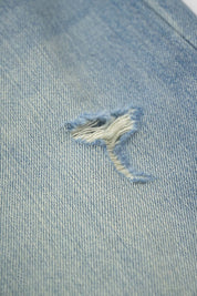 Women‘s Light Blue Cropped Wide Leg Jeans