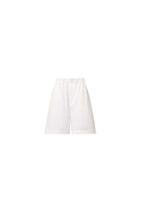 Women‘s White Tailored Bermuda Shorts