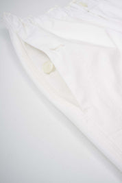 Women‘s White Tailored Bermuda Shorts