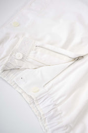 Women‘s White Tailored Bermuda Shorts