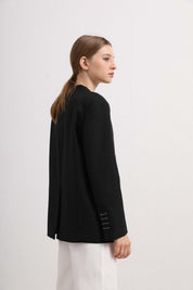 Womens Black Tailored Blazer Jacket