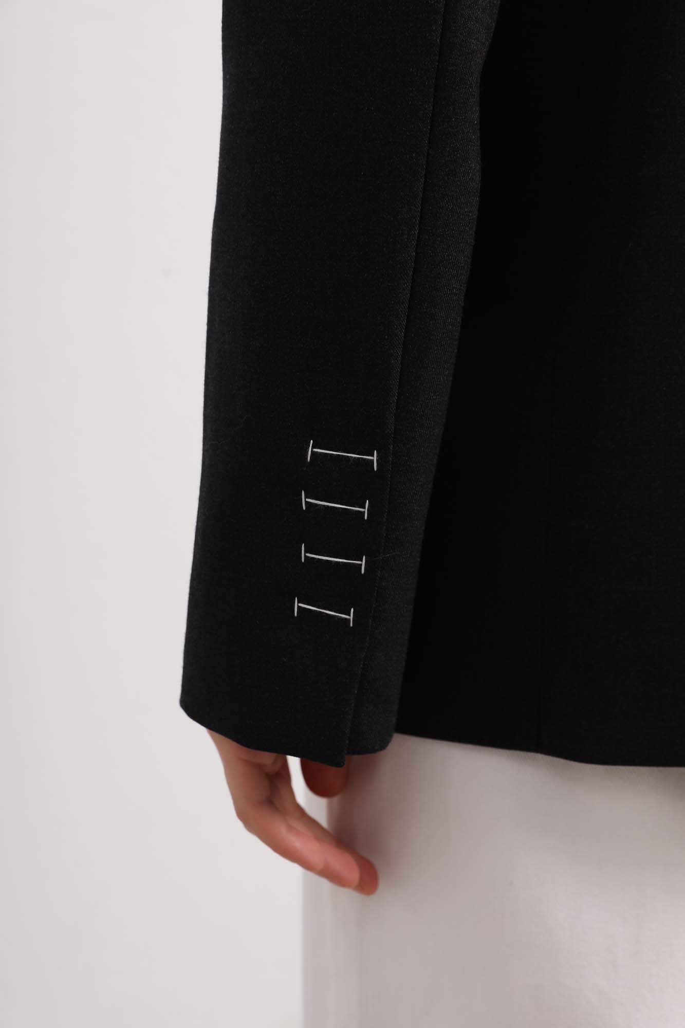 Womens Black Tailored Blazer Jacket